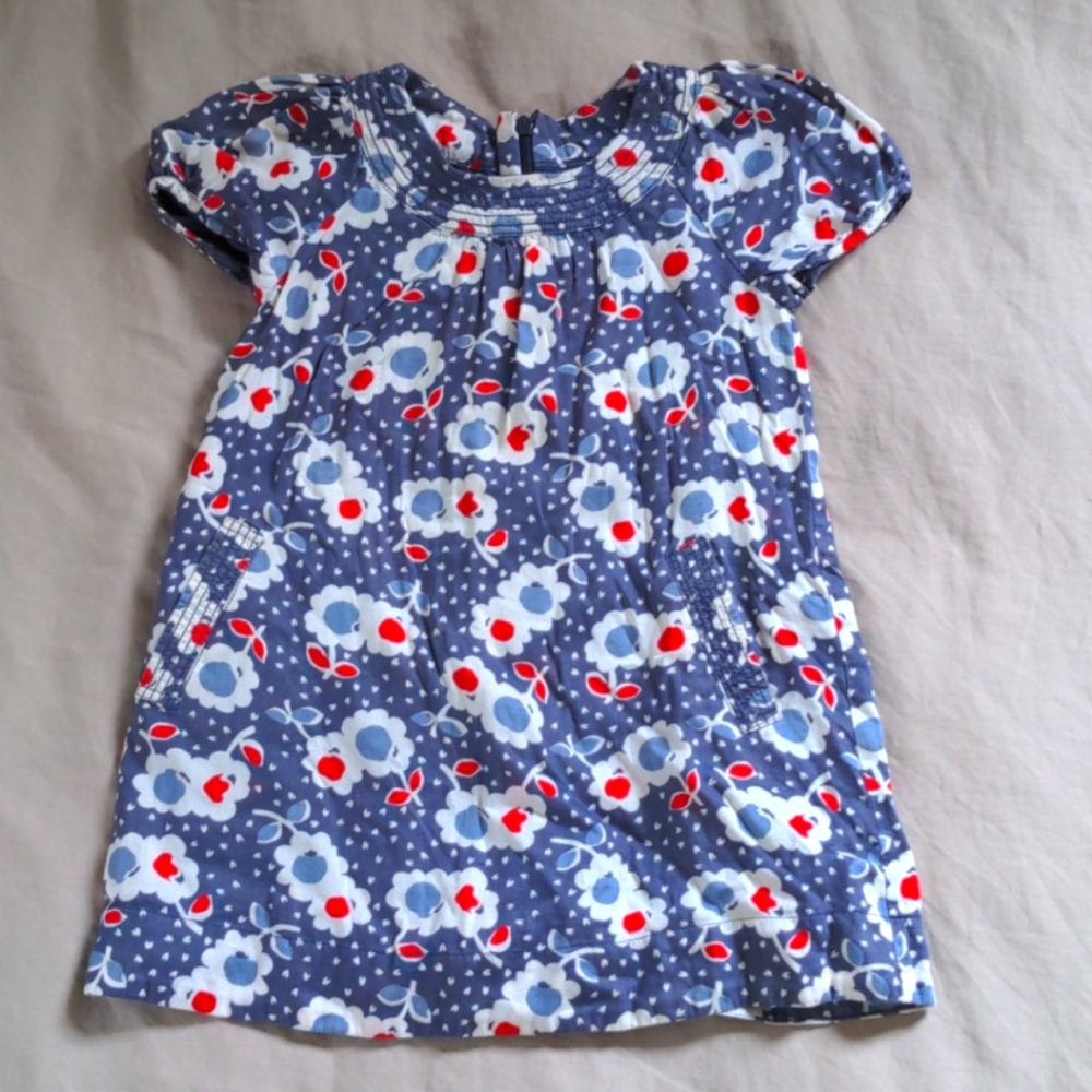 Girl's Mini Boden flowered dress 2-3 yrs